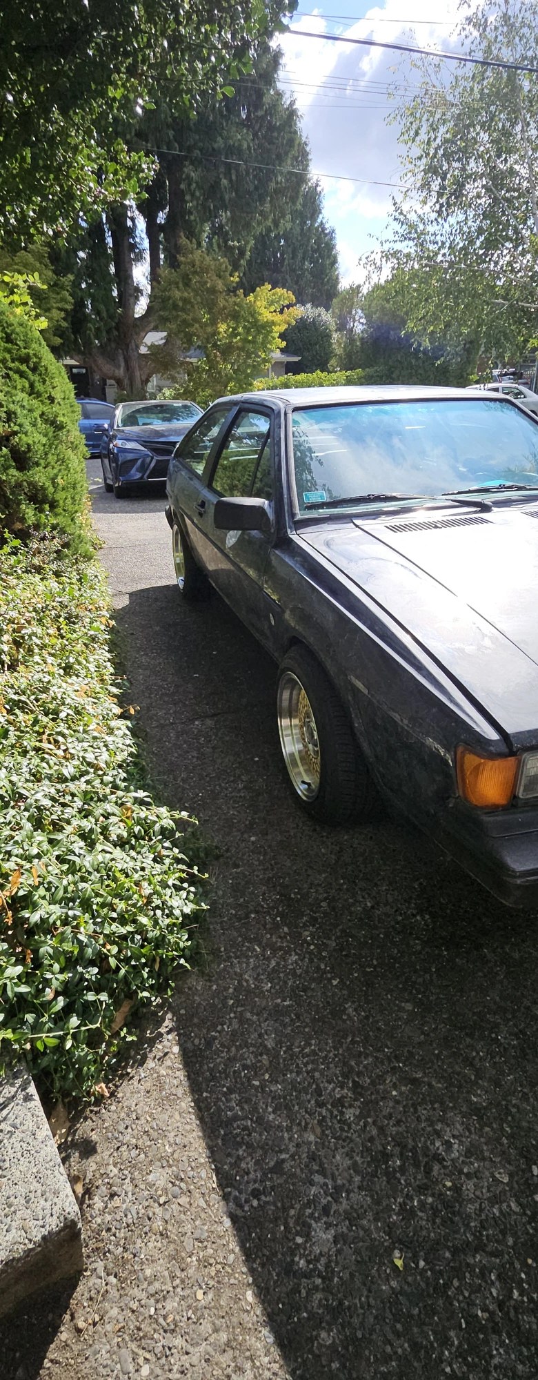 1988 VW Scirocco before detail — driver side